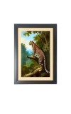 The wild Cheetah Photo Frame Funny Animal and Bird Cartoon Art, Black color, 11x15 Inch The wild Cheetah Photo Frame Funny Animal and Bird Cartoon Art, Black color, 11x15 Inch
