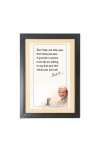 A. P. J. Abdul Kalam  & His Famous Quote & His Famous Quote Photo Frame - Brown Frame, 11x15 Inches, Perfect for Office & Wall Decoration, Ideal Gift