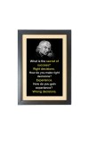 A. P. J. Abdul Kalam  & His Famous Quote & His Famous Quote Photo Frame - Brown Frame, 11x15 Inches, Perfect for Office & Wall Decoration, Ideal Gift