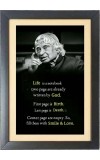 A. P. J. Abdul Kalam  & His Famous Quote & His Famous Quote Photo Frame - Brown Frame, 11x15 Inches, Perfect for Office & Wall Decoration, Ideal Gift