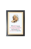 A. P. J. Abdul Kalam  & His Famous Quote & His Famous Quote Photo Frame - Brown Frame, 11x15 Inches, Perfect for Office & Wall Decoration, Ideal Gift