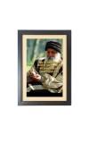 Osho Rajneesh & His Famous Quote & His Famous Quote Photo Frame - Brown Frame, 11x15 Inches, Perfect for Office & Wall Decoration, Ideal Gift