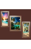 3-Pack The Magic of Sunsets Photo Frames - 2 Pieces 6x13 Inch & 1 Piece 10x13 Inch - Rustic Wall Art for Home & Office Decor - Botanical Wall Hanging for Living Room, Bedroom, or Worksp 3-Pack The Magic of Sunsets Photo Frames - 2 Pieces 6x13 Inch & 1 Piece 10x13 Inch - Rustic Wall Art for Home & Office Decor - Botanical Wall Hanging for Living Room, Bedroom, or Worksp