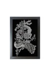 Beautiful Beautiful Radha Krishna Photo Frame - 11x15 Inch Black 1-Inch Frame with Mount Paper - Perfect for Home Decor, Living Room & Office