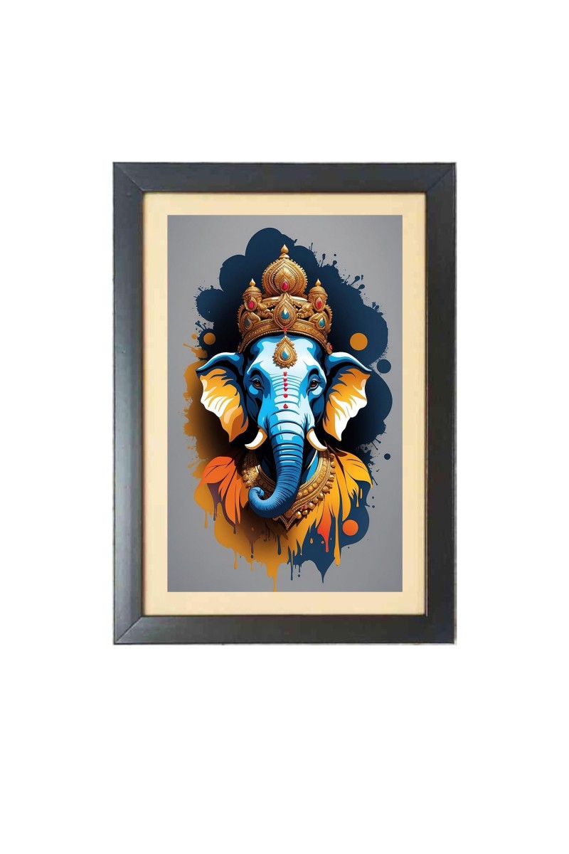 Beautiful Beautiful TheGanesh Photo Frame - 11x15 Inch Black 1-Inch Frame with Mount Paper - Perfect for Home Decor, Living Room & Office