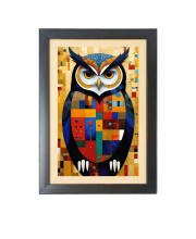 Beautiful Beautiful Owl Photo Frame - 11x15 Inch Black 1-Inch Frame with Mount Paper - Perfect for Home Decor, Living Room & Office