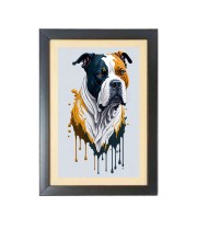 Beautiful Beautiful Dog Photo Frame - 11x15 Inch Black 1-Inch Frame with Mount Paper - Perfect for Home Decor, Living Room & Office