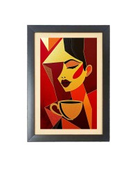 Beautiful Beautiful Abstract Art Photo Frame - 11x15 Inch Black 1-Inch Frame with Mount Paper - Perfect for Home Decor, Living Room & Office