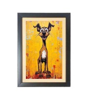 Beautiful Beautiful Dogs Photo Frame - 11x15 Inch Black 1-Inch Frame with Mount Paper - Perfect for Home Decor, Living Room & Office