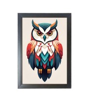 Beautiful Beautiful Owl Photo Frame - 11x15 Inch Black 1-Inch Frame with Mount Paper - Perfect for Home Decor, Living Room & Office