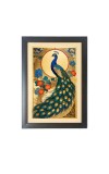 Beautiful Beautiful Peacock Photo Frame - 11x15 Inch Black 1-Inch Frame with Mount Paper - Perfect for Home Decor, Living Room & Office
