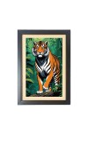 Beautiful Beautiful Tiger Photo Frame - 11x15 Inch Black 1-Inch Frame with Mount Paper - Perfect for Home Decor, Living Room & Office