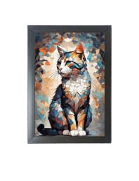 Beautiful Beautiful Cat Photo Frame - 11x15 Inch Black 1-Inch Frame with Mount Paper - Perfect for Home Decor, Living Room & Office