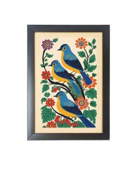 Beautiful Beautiful Birds Photo Frame - 11x15 Inch Black 1-Inch Frame with Mount Paper - Perfect for Home Decor, Living Room & Office