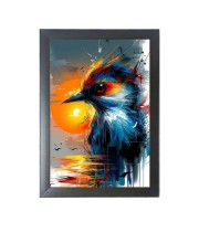 Beautiful Beautiful Bird Photo Frame - 11x15 Inch Black 1-Inch Frame with Mount Paper - Perfect for Home Decor, Living Room & Office