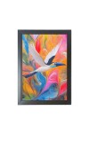 Beautiful Beautiful Parrot Bird Photo Frame - 11x15 Inch Black 1-Inch Frame with Mount Paper - Perfect for Home Decor, Living Room & Office