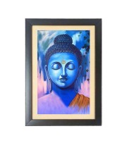Beautiful Beautiful Buddha Photo Frame - 11x15 Inch Black 1-Inch Frame with Mount Paper - Perfect for Home Decor, Living Room & Office