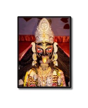 Boro Maa Laminated Photo  - 5x7 Inches, Divine Blessings for Home & Office and Temple Decoration
