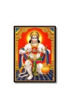 Sri Hanuman Laminated Photo  - 5x7 Inches, Divine Blessings for Home & Office and Temple Decoration