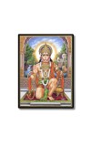 Sri Hanuman Laminated Photo  - 5x7 Inches, Divine Blessings for Home & Office and Temple Decoration