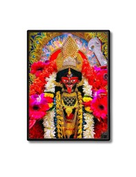 Maa Kali Laminated Photo  - 5x7 Inches, Divine Blessings for Home & Office and Temple Decoration