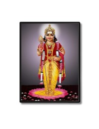 Kartikeya Laminated Photo  - 5x7 Inches, Divine Blessings for Home & Office and Temple Decoration