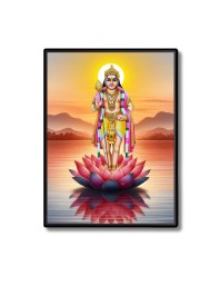 Kartikeya Laminated Photo  - 5x7 Inches, Divine Blessings for Home & Office and Temple Decoration