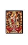 Nava Maa Durga Laminated Photo  - 5x7 Inches, Divine Blessings for Home & Office and Temple Decoration