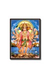 Panchamukhi Sri Hanuman Laminated Photo  - 5x7 Inches, Divine Blessings for Home & Office and Temple Decoration