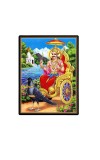 Shani Dev Laminated Photo  - 5x7 Inches, Divine Blessings for Home & Office and Temple Decoration