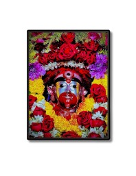 Tara Ma Laminated Photo  - 5x7 Inches, Divine Blessings for Home & Office and Temple Decoration