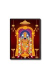 Lord Lord Tirupati Balaji Laminated Photo  - 5x7 Inches, Divine Blessings for Home & Office and Temple Decoration
