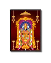 Lord Lord Tirupati Balaji Laminated Photo  - 5x7 Inches, Divine Blessings for Home & Office and Temple Decoration