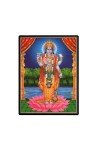 Lord Vishnu Laminated Photo  - 5x7 Inches, Divine Blessings for Home & Office and Temple Decoration
