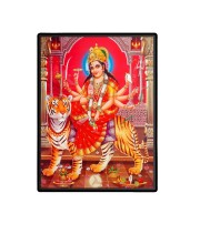 Maa Durga Laminated Photo  - 5x7 Inches, Divine Blessings for Home & Office and Temple Decoration