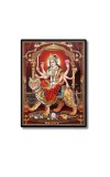 Maa Durga Laminated Photo  - 5x7 Inches, Divine Blessings for Home & Office and Temple Decoration