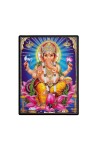 Lord Ganesh Laminated Photo  - 5x7 Inches, Divine Blessings for Home & Office and Temple Decoration