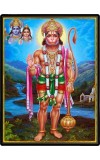 Sri Hanuman Laminated Photo  - 5x7 Inches, Divine Blessings for Home & Office and Temple Decoration