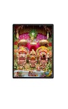 Lord Jagannath Laminated Photo  - 5x7 Inches, Divine Blessings for Home & Office and Temple Decoration