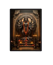 Maa Kali Laminated Photo  - 5x7 Inches, Divine Blessings for Home & Office and Temple Decoration