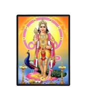Kartikeya Laminated Photo  - 5x7 Inches, Divine Blessings for Home & Office and Temple Decoration