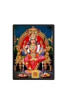 MaaTripura Sundari Laminated Photo  - 5x7 Inches, Divine Blessings for Home & Office and Temple Decoration