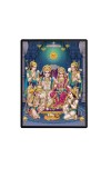 Sri Ram Darbar Laminated Photo  - 5x7 Inches, Divine Blessings for Home & Office and Temple Decoration