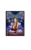 Shiva Laminated Photo  - 5x7 Inches, Divine Blessings for Home & Office and Temple Decoration