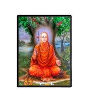 Gurudev Datta Laminated Photo  - 5x7 Inches, Divine Blessings for Home & Office and Temple Decoration