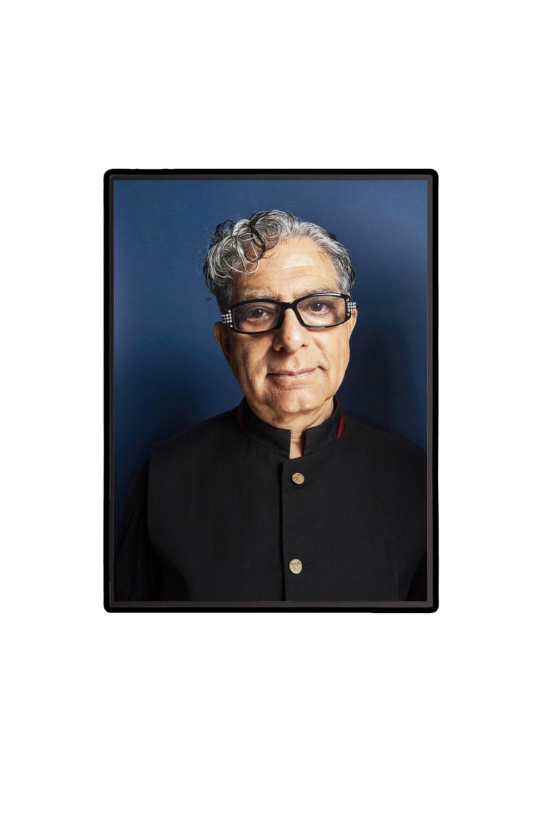 Deepak Chopra Laminated Photo  - 5x7 Inches, Divine Blessings for Home & Office and Temple Decoration