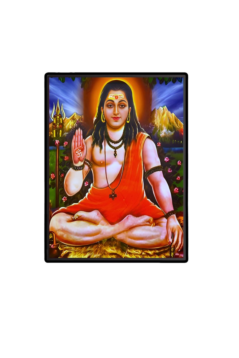 Gorakhnath  Laminated Photo  - 5x7 Inches, Divine Blessings for Home & Office and Temple Decoration