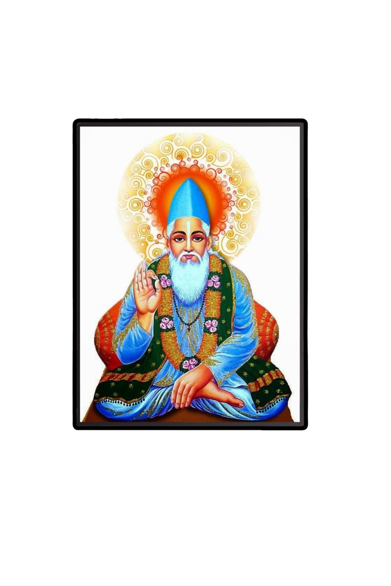 Kabir Das  Laminated Photo  - 5x7 Inches, Divine Blessings for Home & Office and Temple Decoration