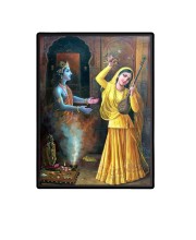 Meeraa bai Laminated Photo  - 5x7 Inches, Divine Blessings for Home & Office and Temple Decoration