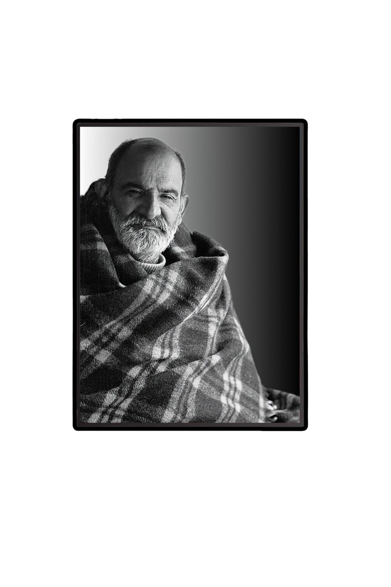 Neem Karoli Baba  Laminated Photo  - 5x7 Inches, Divine Blessings for Home & Office and Temple Decoration